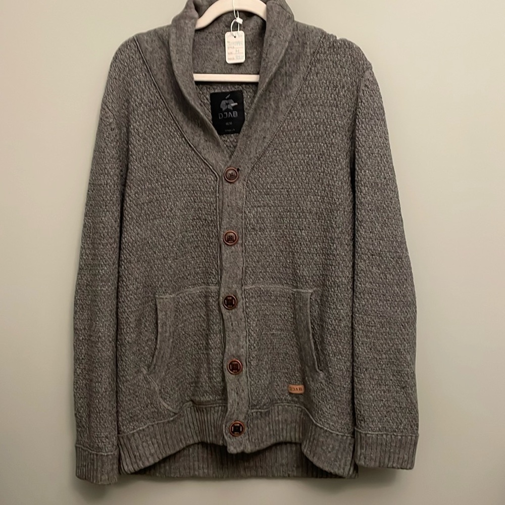 Button up cardigan by DJAB. 100% cotton